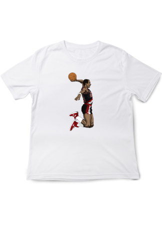Tricouri Copii - Tricou Copii NBA Legens, Baschet Icon Collection, alb, bumbac, 7-8 ani