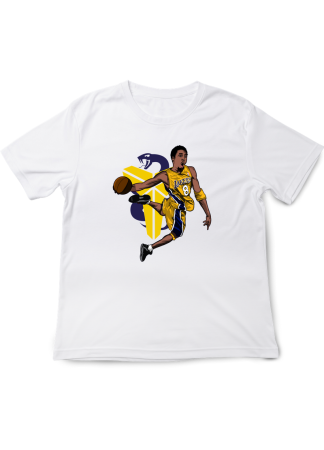 Tricouri Copii - Tricou Copii NBA Legens, Baschet Icon Collection, alb, bumbac, 7-8 ani