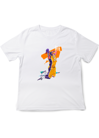 Tricouri Copii - Tricou Copii NBA Legens, Baschet Icon Collection, alb, bumbac, 7-8 ani