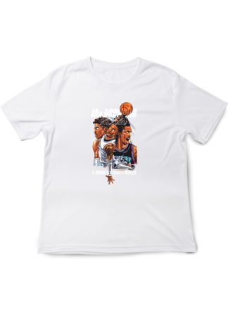 Tricouri Copii - Tricou Copii NBA Legens, Baschet Icon Collection, alb, bumbac, 7-8 ani