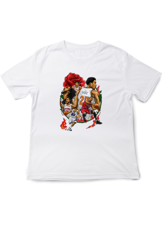 Tricouri Copii - Tricou Copii NBA Legens, Baschet Icon Collection, alb, bumbac, 9-10 ani