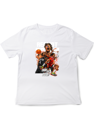Tricouri Copii - Tricou Copii NBA Legens, Baschet Icon Collection, alb, bumbac, 7-8 ani
