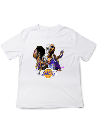 Tricouri Copii - Tricou Copii NBA Legens, Baschet Icon Collection, alb, bumbac, 7-8 ani