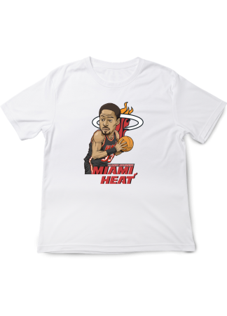 Tricouri Copii - Tricou Copii NBA Legens, Baschet Icon Collection, alb, bumbac, 7-8 ani