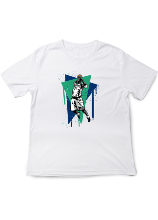 Tricouri Copii - Tricou Copii NBA Legens, Baschet Icon Collection, alb, bumbac, 7-8 ani