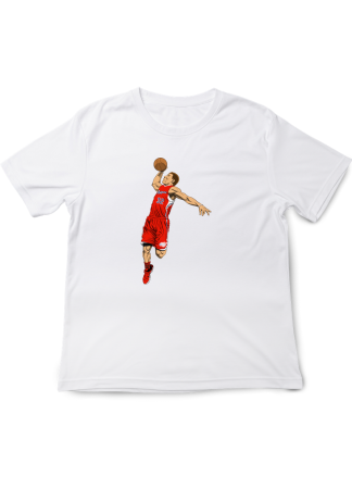 Tricouri Copii - Tricou Copii NBA Legens, Baschet Icon Collection, alb, bumbac, 7-8 ani