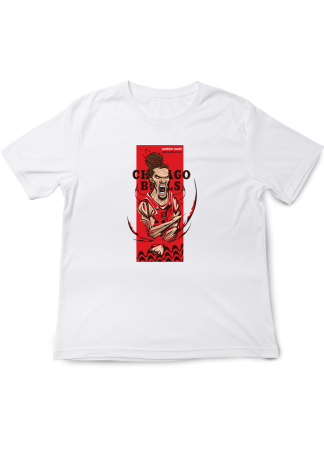 Tricouri Copii - Tricou Copii NBA Legens, Baschet Icon Collection, alb, bumbac, 7-8 ani