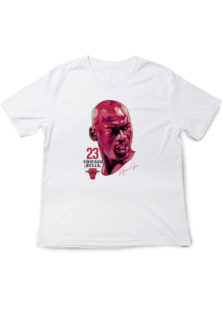 Tricouri Copii - Tricou Copii NBA Legens, Baschet Icon Collection, alb, bumbac, 7-8 ani