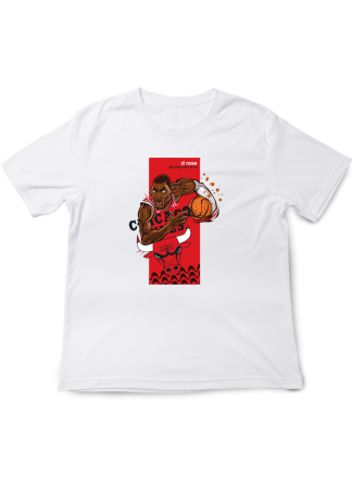 Tricouri Copii - Tricou Copii NBA Legens, Baschet Icon Collection, alb, bumbac, 7-8 ani