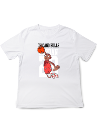 Tricouri Copii - Tricou Copii NBA Legens, Baschet Icon Collection, alb, bumbac, 7-8 ani