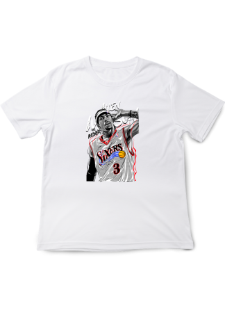 Tricouri Copii - Tricou Copii NBA Legens, Baschet Icon Collection, alb, bumbac, 7-8 ani