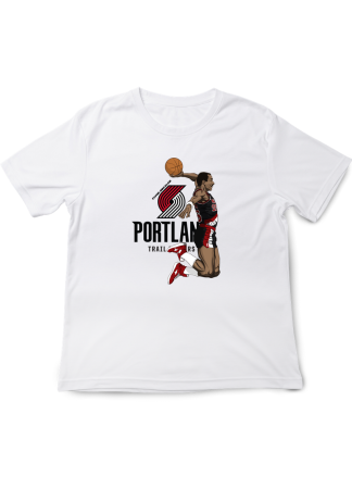 Tricouri Copii - Tricou Copii NBA Legens, Baschet Icon Collection, alb, bumbac, 7-8 ani