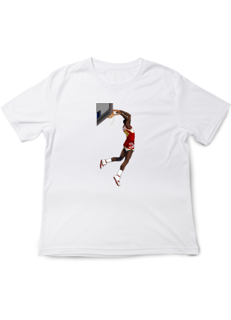Tricouri Copii - Tricou Copii NBA Legens, Baschet Icon Collection, alb, bumbac, 7-8 ani