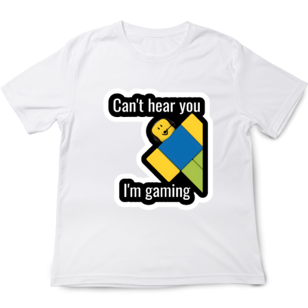 Tricouri Copii - Tricou copii Roblox, alb, bumbac, 5-6 ani