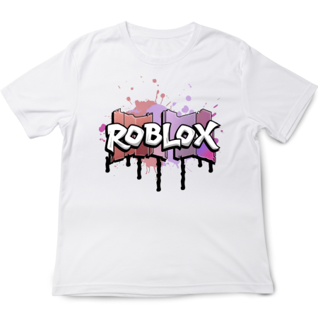 Tricouri Copii - Tricou copii Roblox, alb, bumbac, 5-6 ani