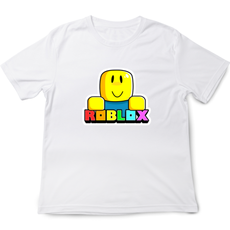 Tricouri Copii - Tricou copii Roblox, alb, bumbac, 5-6 ani