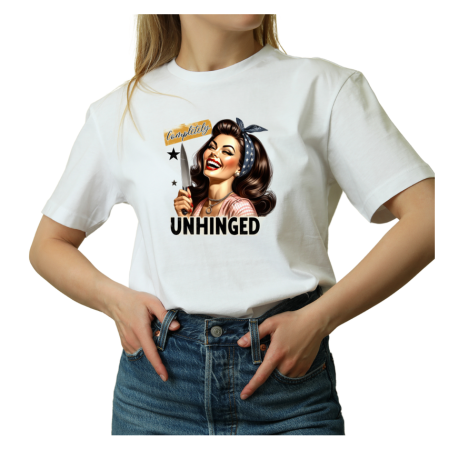 Tricouri Personalizate - Tricou Dama alb, glume retro pentru femei cu atitudine