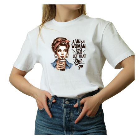Tricouri Personalizate - Tricou Dama alb, Retro American original, gluma sarcastica