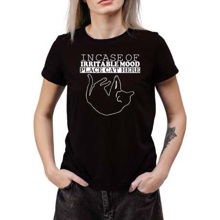 Tricouri Personalizate - Tricou Dama Pisici cu desen comic si replica haioasa