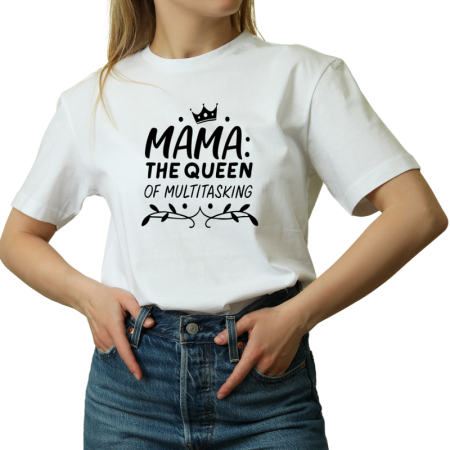 Tricouri Personalizate - Tricou Femei, mama iubitoare, model de viata, negru