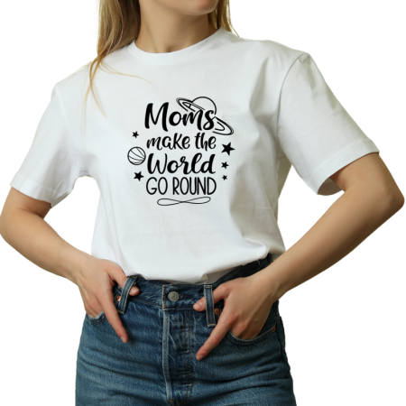 Tricouri Personalizate - Tricou Femei, mama - sufletul casei, negru
