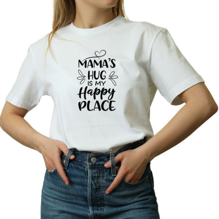 Tricouri Personalizate - Tricou Femei, mama unica si de neinlocuit, negru