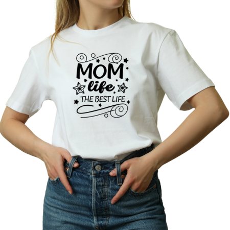 Tricouri Personalizate - Tricou Femei, pentru o mama plina de iubire, negru