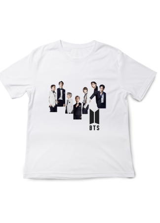 Tricouri Copii - Tricou fete BTS Pop Music, alb, 9-10 ani