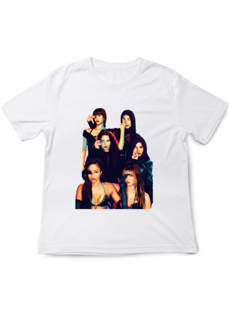 Tricouri Copii - Tricou fete KATSEYE Pop Music, alb, 7-8 ani