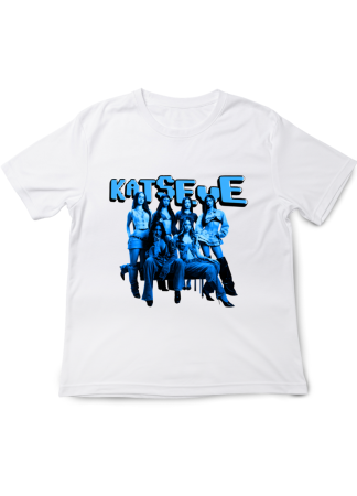 Tricouri Copii - Tricou fete KATSEYE Pop Music, alb, 7-8 ani
