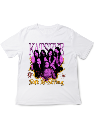 Tricouri Copii - Tricou fete KATSEYE Pop Music, alb, 7-8 ani