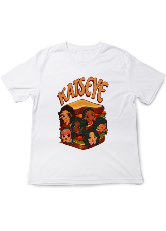 Tricouri Copii - Tricou fete KATSEYE Pop Music, alb, 7-8 ani
