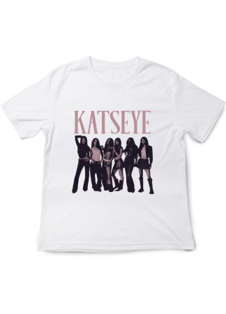 Tricouri Copii - Tricou fete KATSEYE Pop Music, alb, 7-8 ani