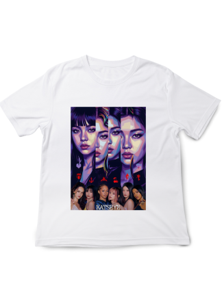 Tricouri Copii - Tricou fete KATSEYE Pop Music, alb, 5-6 ani