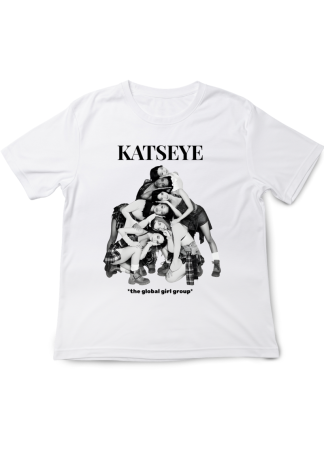 Tricouri Copii - Tricou fete KATSEYE Pop Music, alb, 7-8 ani