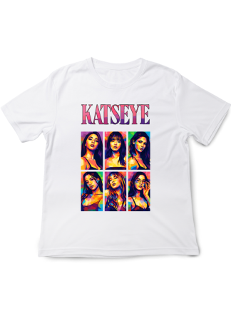Tricouri Copii - Tricou fete KATSEYE Pop Music, alb, 9-10 ani