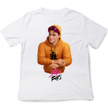 Tricouri Copii - Tricou Halloween Saja Boys K Pop Music alb 