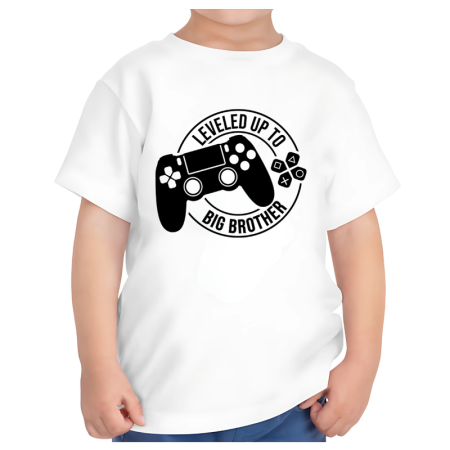 Tricouri Copii - Tricou personalizat alb big brother cadou fratele mai mare 1-2 ani
