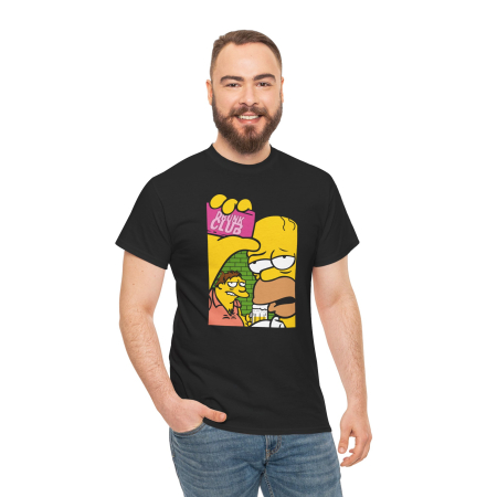 Tricouri Personalizate - Tricou personalizat barbati, negru, tematica The Simpsons 2 (desene animate vintage)