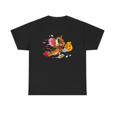Tricou personalizat barbati, negru, tematica Tom si Jerry (desene animate vintage) [1]