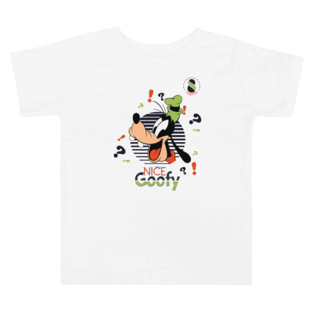 Tricouri Copii - Tricou personalizat copii, 3-4 ani, alb, tematica Cartoons Goofy