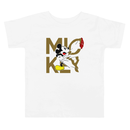 Tricouri Copii - Tricou personalizat copii, 3-4 ani, alb, tematica Cartoons Mickey Mouse