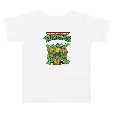 Tricouri Copii - Tricou personalizat copii, 3-4 ani, alb, tematica Cartoons Testoasele Ninja