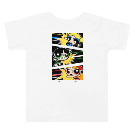 Tricouri Copii - Tricou personalizat copii, 3-4 ani, alb, tematica PowerPuff Girls