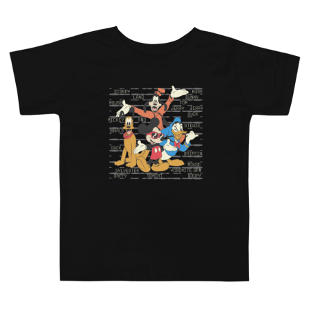 Tricouri Copii - Tricou personalizat copii, 3-4 ani, negru, tematica Cartoons Mickey Mouse