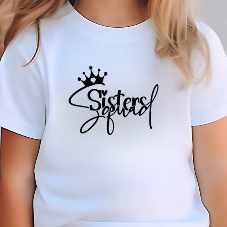 Tricouri Copii - Tricou personalizat copii alb big sister cea mai buna sora 1-2 ani