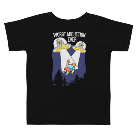 Tricouri Copii - Tricou personalizat extraterestii copii, 3-4 ani, negru, tematica Cartoons Aliens