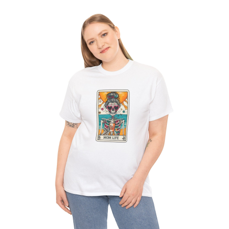 Tricouri Personalizate - Tricou personalizat Mom Life, pentru proaspete mamici, alb