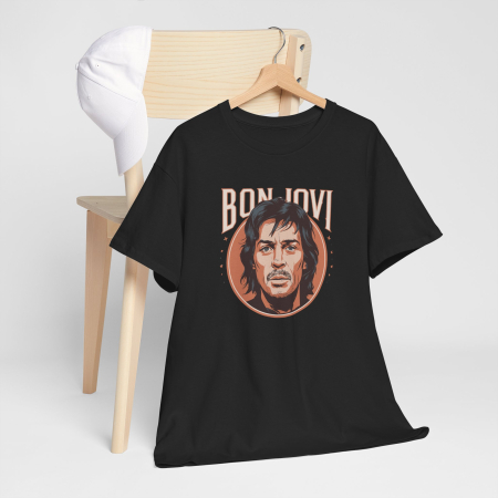 Tricou personalizat Music, negru, Bon Jovi, pasionatii de muzica [1]