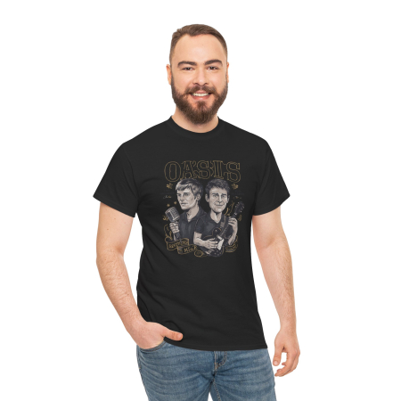 Tricouri Personalizate - Tricou personalizat Music, negru, OASIS, pasionatii de muzica